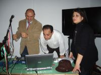il Governatore , il DJ e la Velina Festa Carnevale MISERICORDIA 2012 188
